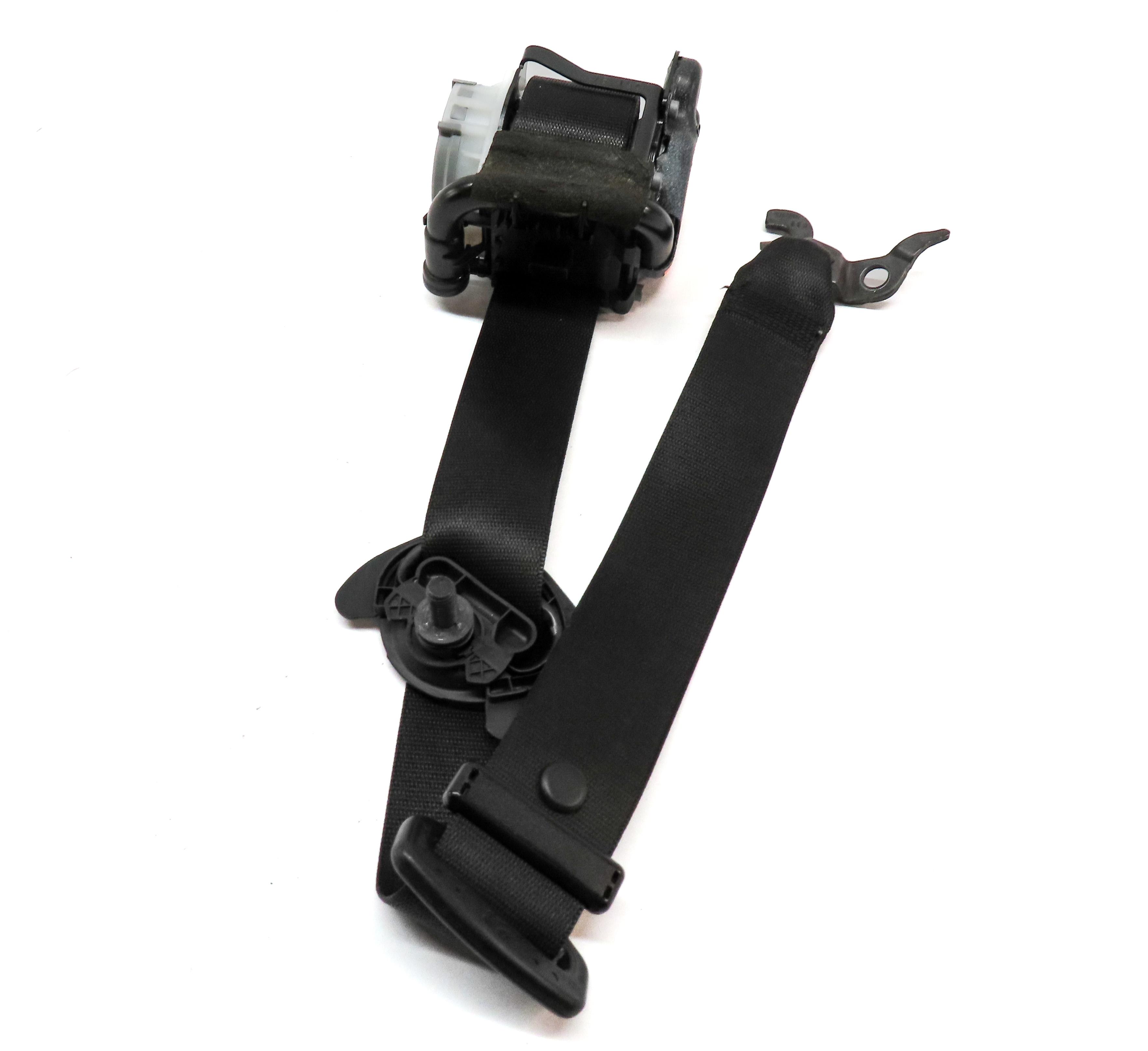 2011-2018 BMW X3 X4 (F25 F26) RIGHT FRONT PASSENGER SEATBELT RETRACTOR (BLACK) — exact item pictured